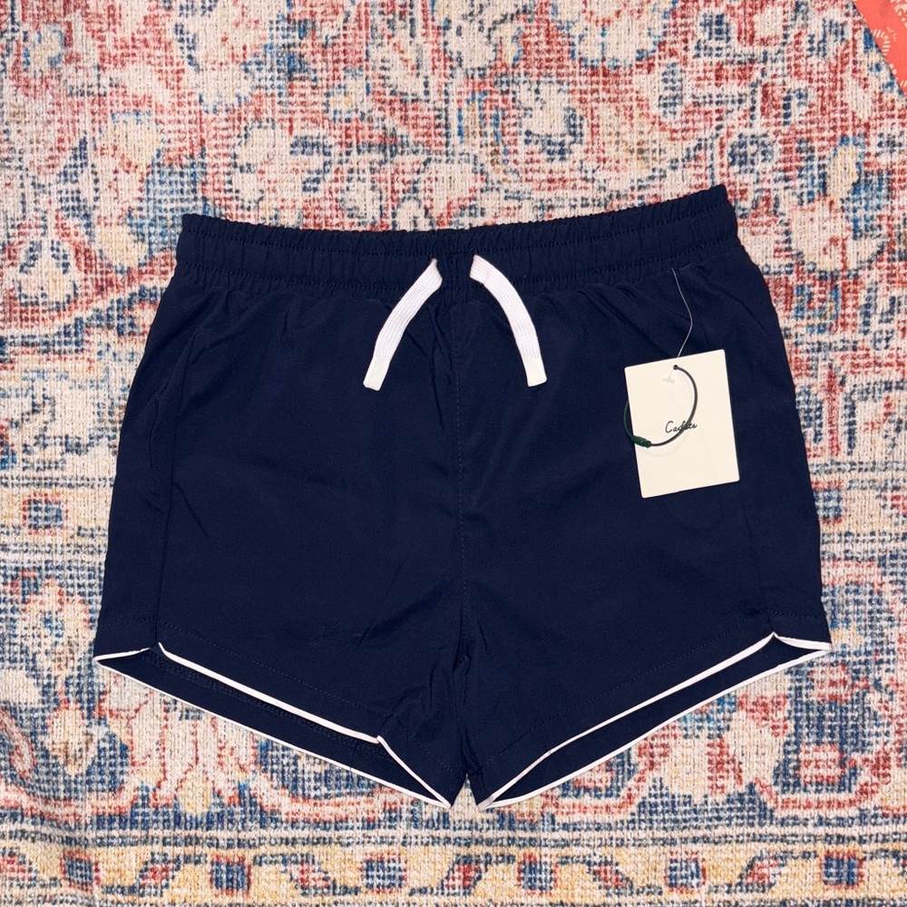Cadets Cabana Swim Shorts in Navy SZ 7/8 (26-29” Waist) NWT
